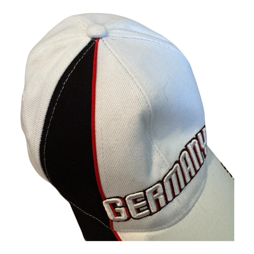 Germany Deutschland White Embroidered Patriotic Flag 2006 Strapback Hat - Picture 7 of 12